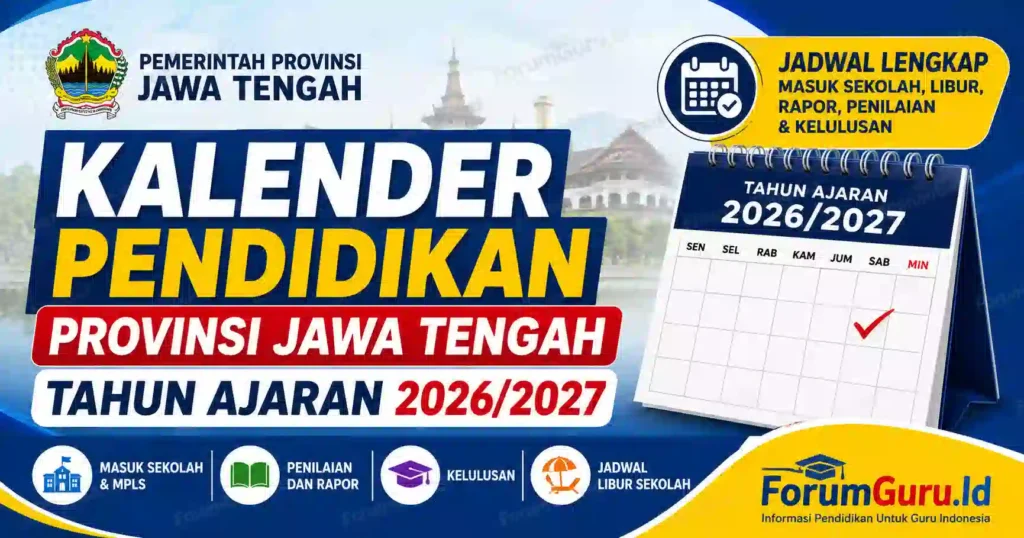 Kalender Pendidikan Jawa Tengah 2026/2027