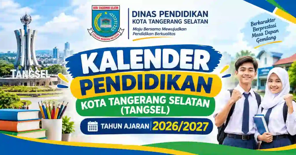 Kalender Pendidikan Kota Tangerang Selatan (Tangsel) Tahun Ajaran 2026/2027