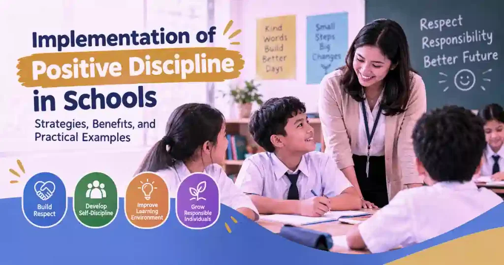 Implementation of Positive Discipline in Schools: Strategies, Benefits, and Practical Examples