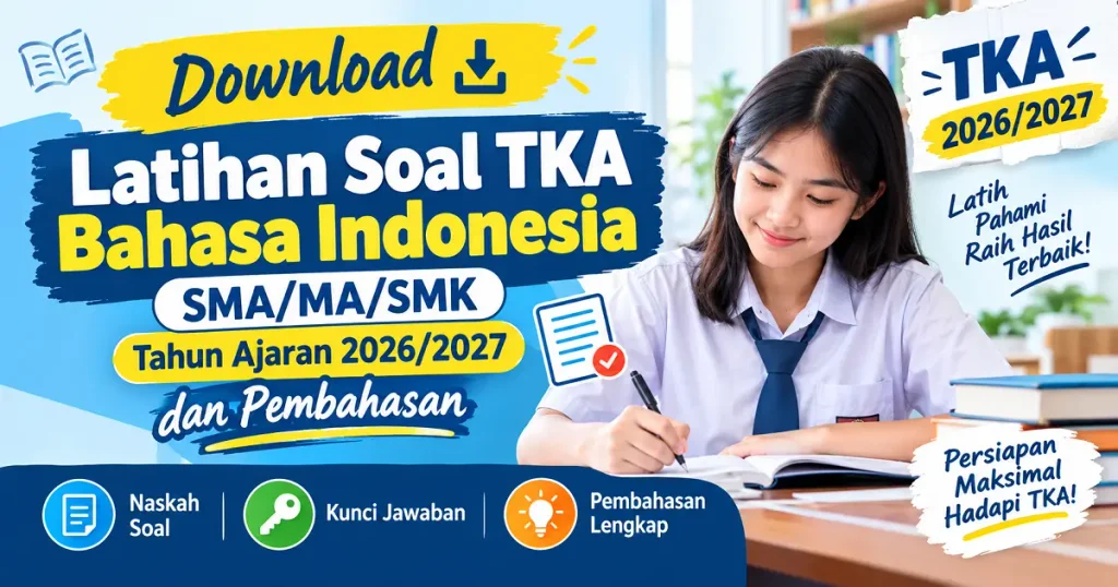 Latihan Soal TKA Bahasa Indonesia SMA 2026/2027 dan Pembahasan