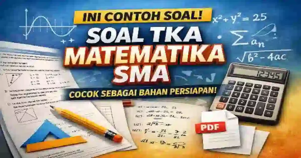 Latihan Soal TKA Matematika SMA Tahun 2026/2027 Latihan Soal TKA Matematika SMA Tahun 2026/2027