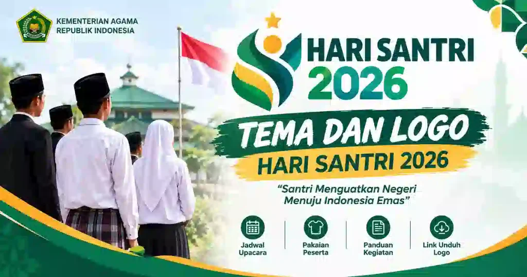 Tema, Logo dan Panduan Peringatan Hari Santri Tahun 2026