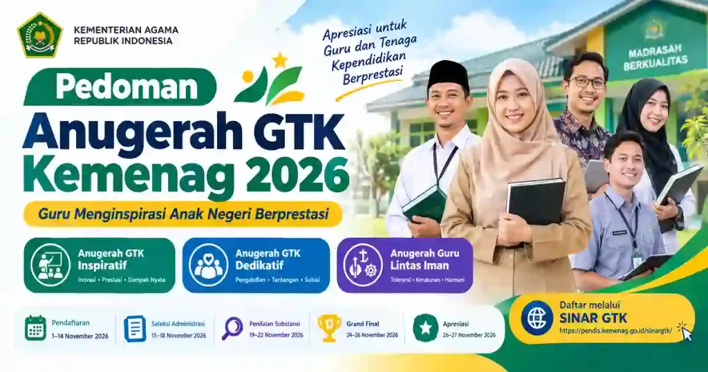 Pedoman Anugerah GTK Kemenag Tahun 2026